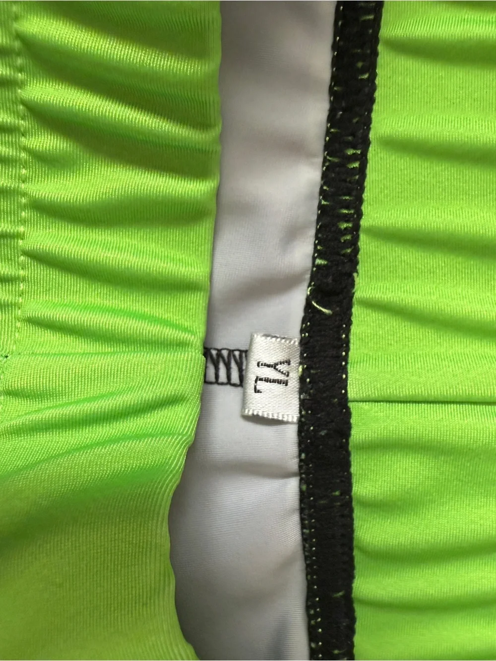 Kids Neon Green and Black Cheer/ Dance shorts